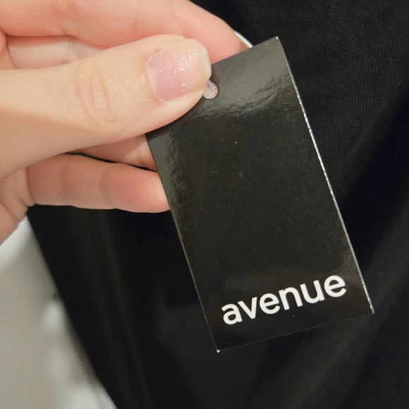Avenue NWT Black Button-Down Midi Dress - Picture 5 of 8